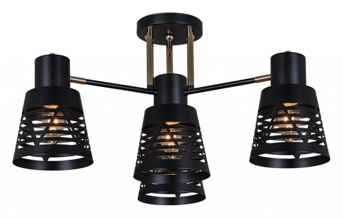 Потолочная люстра 06074-3.3-04 BK+FG в Нижнем Новгороде