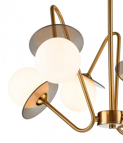 Люстра на штанге Indigo Jazz 11020/6R Brass в Нижнем Новгороде фото 2