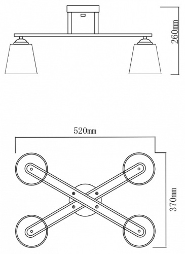 Потолочная люстра Escada Silva 1101/4PL в Нижнем Новгороде фото 5