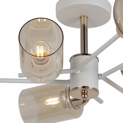 Люстра на штанге ILLUMICO  IL8243-6COU-79 WH GD в Нижнем Новгороде фото 3