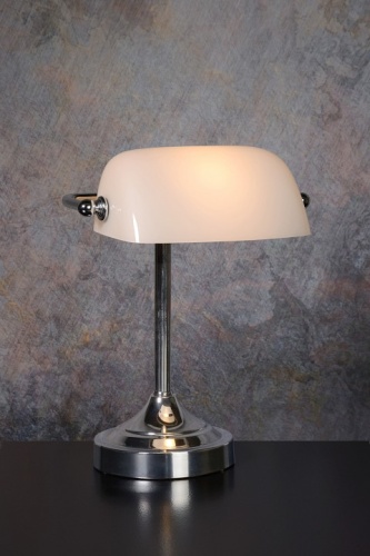 Настольная лампа офисная Lucide Banker 17504/01/11 в Соколе фото 3