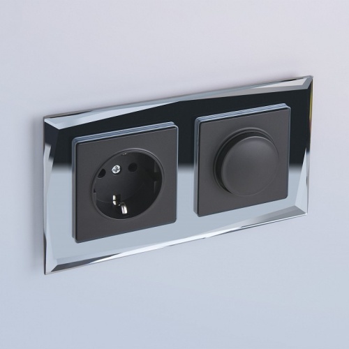 Рамка на 2 поста Werkel Diamant (черный) W0021208 в Нижнем Новгороде фото 5