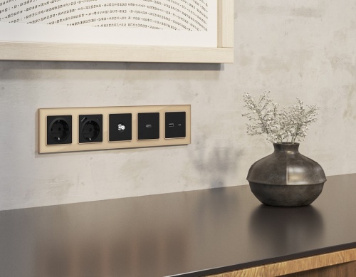 ТВ-розетка без рамки Ambrella Volt ALFA MA813050 в Нижнем Новгороде фото 2