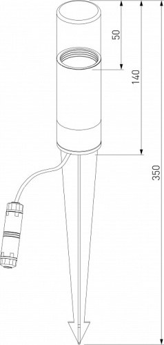 Наземный низкий светильник Elektrostandard Hidden a066034 в Нижнем Новгороде фото 4