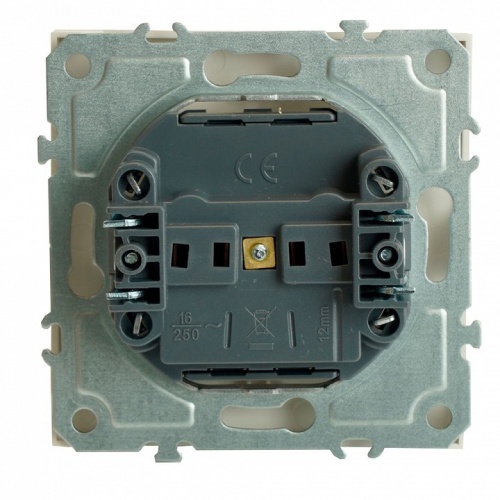 Розетка без заземления и со шторкой, без рамки Stekker Эмили 49876 в Нижнем Новгороде фото 6