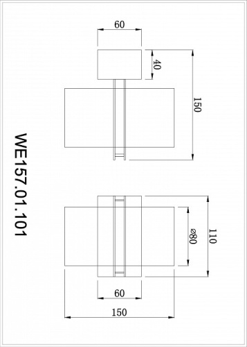 Бра Wertmark Paula WE157.01.101 в Дудинке фото 2