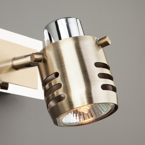 Спот Eurosvet Leonardo 23463/2 хром/бронза античная в Нижнем Новгороде фото 4