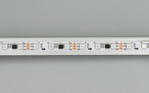 Лента SPI-B60-10mm 12V RGB-PX3 (14.4 W/m, IP20, 5060, 5m) (Arlight, Открытый, IP20) в Арзамасе фото 3