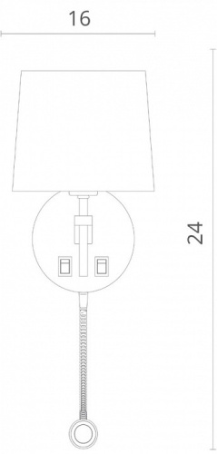 Бра с подсветкой Divinare Soprano 1341/02 AP-2 в Нижнем Новгороде фото 4