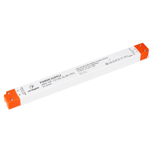 Блок питания ARV-SP-12130-SLIM-PFC (12V, 11A, 130W) (Arlight, IP20 Пластик, 5 лет) в Ермолино