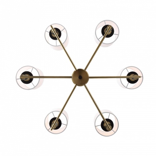 Люстра на штанге ST-Luce BLACK+BRASS SL1404.303.06 в Нижнем Новгороде фото 5
