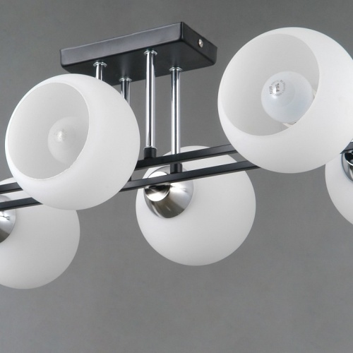 Потолочная люстра ILLUMICO TRENTO IL0791-6CSQ-25 BK CR TRENTO в Нижнем Новгороде фото 2