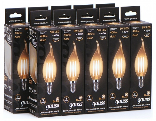 Лампа светодиодная Gauss  E14 5Вт 2700K 104801005 в Нижнем Новгороде фото 2
