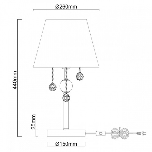 Настольная лампа декоративная MW-Light Федерика 84 684031401 в Азове фото 5