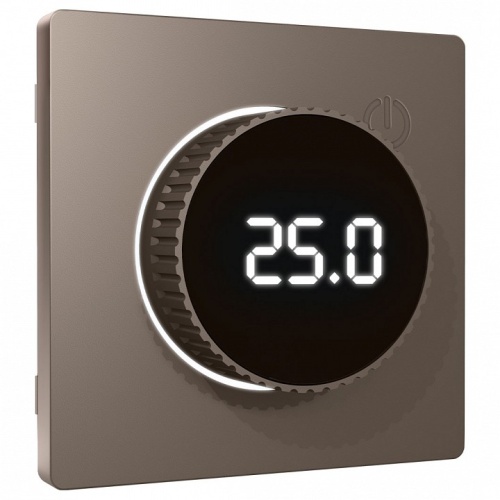 Накладка для терморегулятора электромеханического для теплого пола Ambrella Volt ALFA AP6358 в Нижнем Новгороде