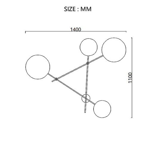 Накладной светильник Imperiumloft Iride Bernhardt DOTS-201 в Нижнем Новгороде фото 2