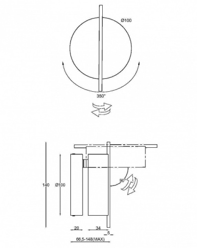 Бра Maytoni Nuance MOD180WL-L4B3K1 в Нижнем Новгороде фото 4