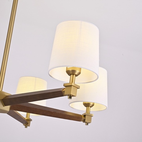 Люстра на штанге Imperiumloft Jorgenson White/Dark wood STAVRA01 в Нижнем Новгороде фото 13