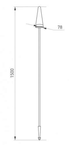 Наземный высокий светильник Arlight Cono 037521 в Нижнем Новгороде фото 2