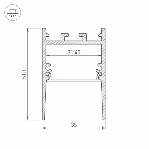 Профиль универсальный Arlight SL-COMFORT 031730 в Нижнем Новгороде фото 2