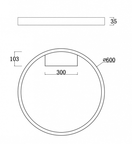 Накладной светильник Maytoni Rim MOD058CL-L35B4K в Мегионе фото 2