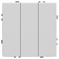 Выключатель трехклавишный без рамки Stekker Эмили 49870 в Нижнем Новгороде