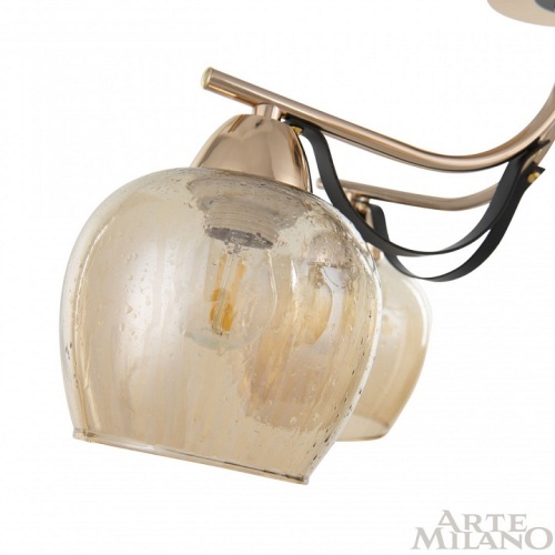 Потолочная люстра Arte Milano AMALFI-322306 322306/5 FG+BK в Нижнем Новгороде фото 4