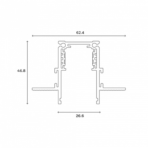 Трек встраиваемый Hesby Lighting ElDeko HSBL_0060 в Нижнем Новгороде фото 2