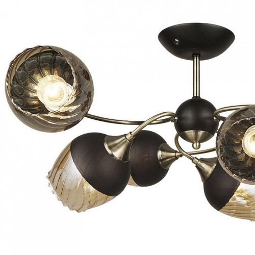Люстра на штанге 04250-0.3-06 BK+AB в Нижнем Новгороде фото 2
