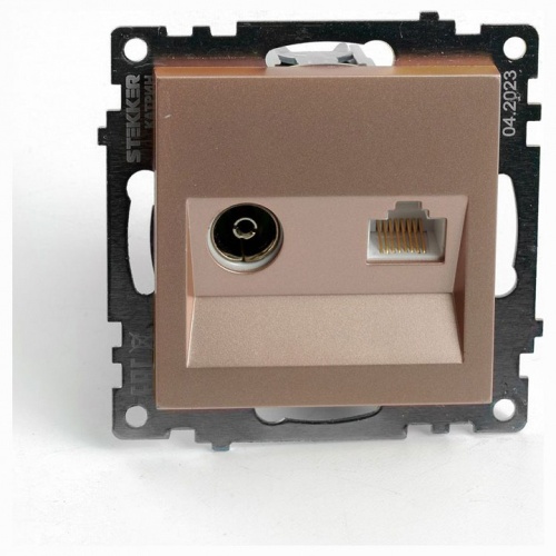 ТВ-розетка без рамки Stekker Катрин 49184 в Нижнем Новгороде