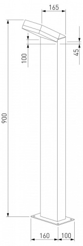 Наземный высокий светильник Elektrostandard Sensor 1542 TECHNO LED в Нижнем Новгороде фото 3