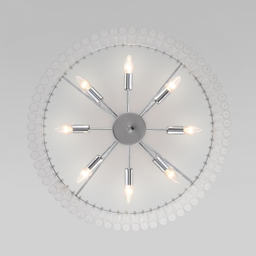 Люстра на штанге Bogate's Flamel 374/8 Smart хром в Нижнем Новгороде фото 4