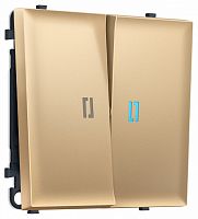 Выключатель двухклавишный с подсветкой без рамки Ambrella Volt MS MS884020 в Нижнем Новгороде