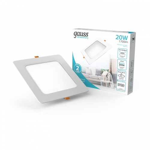 Встраиваемый светильник Gauss Elementary 998420218 в Нижнем Новгороде фото 3