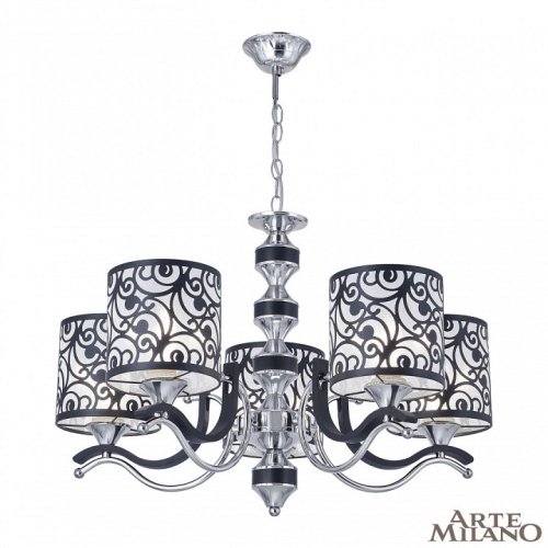 Подвесная люстра Arte Milano Florentia-4957 304957/5 Bk/Ni в Нижнем Новгороде фото 8