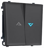 Выключатель самовозвратный двухклавишный с подсветкой, без рамки Ambrella Volt MS MS904460 в Нижнем Новгороде