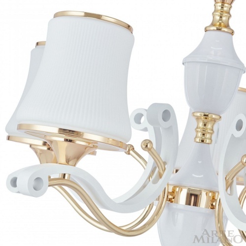 Подвесная люстра Arte Milano Florentia-3987 303987/8 Wh/Gd в Нижнем Новгороде фото 3