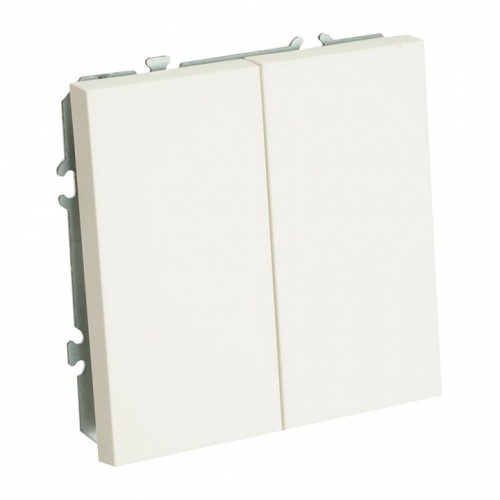 Выключатель двухклавишный без рамки Stekker Эмили 49866 в Нижнем Новгороде фото 7