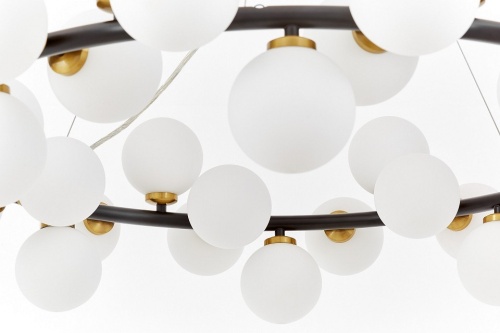 Подвесная люстра LUMINA DECO MARSIADA LDP 6033-40 BK+MD в Нижнем Новгороде фото 5