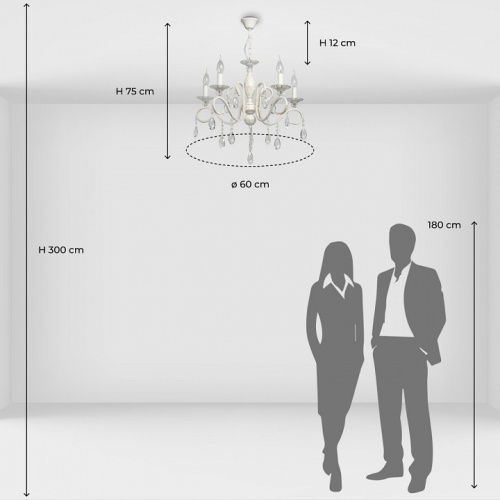 Подвесная люстра De City Аврора 18 371015705 в Нижнем Новгороде фото 10