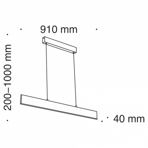 Подвесной светильник Maytoni Step P010PL-L23B4K в Ермолино фото 5