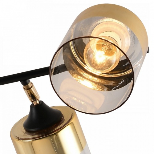 Люстра на штанге 01555-3.3-04B BK+FGD в Нижнем Новгороде фото 2