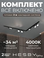 Комплект трековый Hesby Lighting Skylite №1 HSBL_kompl_S014_NL2B4K в Нижнем Новгороде