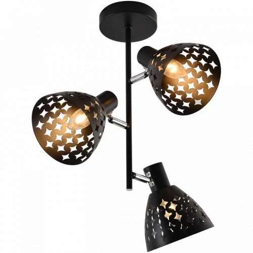 Люстра на штанге 01554-3.3-03B BK+CR в Нижнем Новгороде фото 5