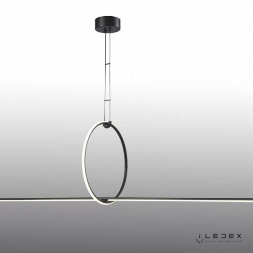 Подвесной светильник iLedex Zoom 10339P/A2-35W-3000K BK-WH в Нижнем Новгороде фото 8