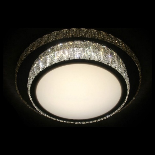 Накладной светильник Ambrella Light Orbital Crystal F95 CH/CL 72W D600 в Нижнем Новгороде фото 4