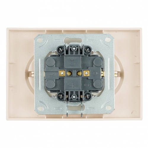 Розетка двойная с заземлением и со шторкой Stekker Эмили 49908 в Нижнем Новгороде фото 6