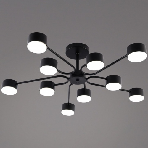 Люстра на штанге 03708 03708-0.3-10 BK GX53 в Нижнем Новгороде фото 5