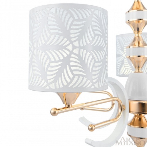 Подвесная люстра Arte Milano Florentia-2097 302097/8 Wh/Gd в Нижнем Новгороде фото 2