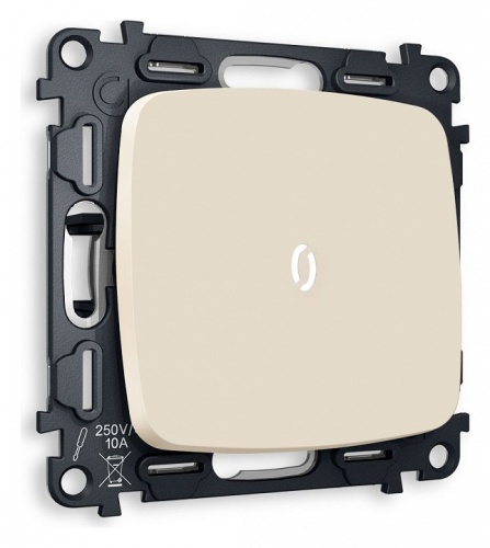 Выключатель проходной одноклавишный с подсветкой без рамки Ambrella Volt OMEGA MO322035 в Нижнем Новгороде